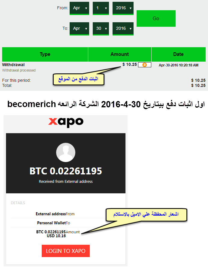 شركة الاستثمار الرهيبة BecomeRich لاستثمار البيتكوين شرح فديو Do