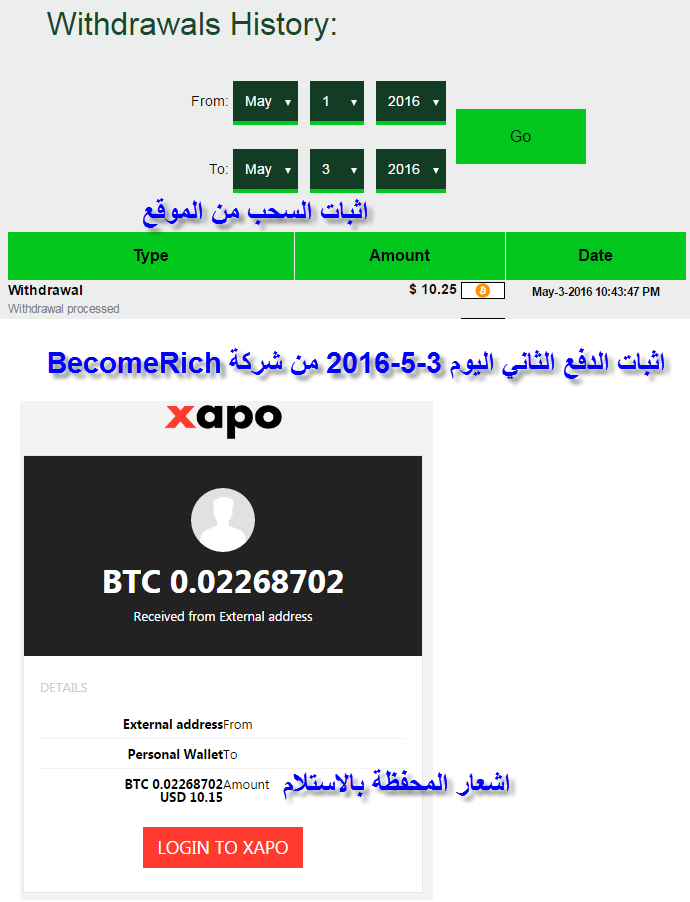 شركة الاستثمار الرهيبة BecomeRich لاستثمار البيتكوين شرح فديو Do